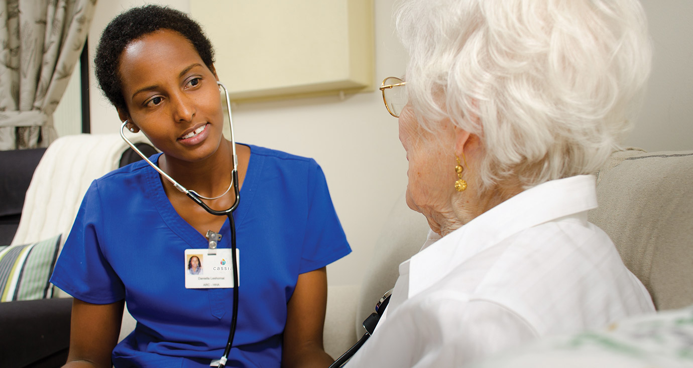 Nurse Daniella and resident